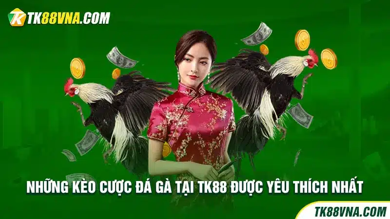 Những kèo cược đá gà tại TK88 được yêu thích nhất