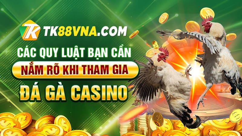 Các quy luật bạn cần nắm rõ khi tham gia đá gà casino 